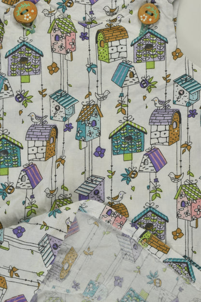 Handmade Size 1 Bird House Dress