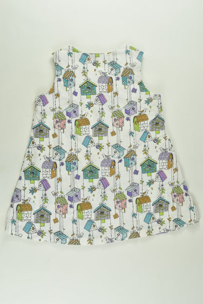 Handmade Size 1 Bird House Dress