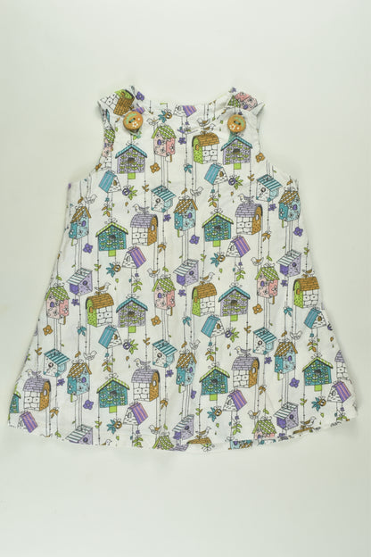 Handmade Size 1 Bird House Dress