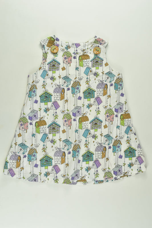 Handmade Size 1 Bird House Dress