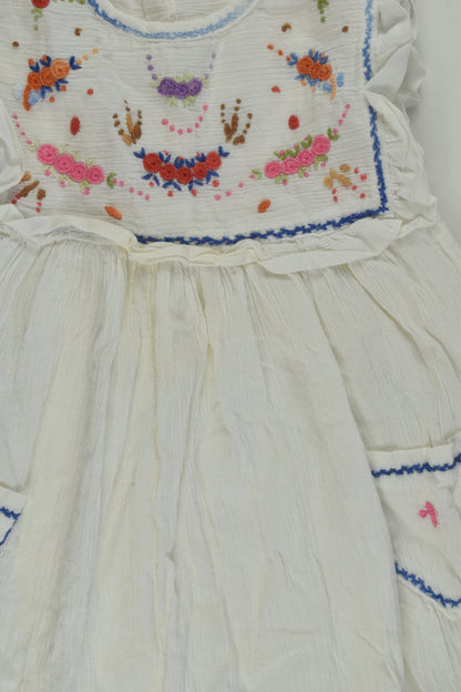 Handmade Size 1 Embroidery Dress