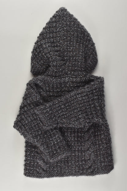 Handmade Size 1 Knit Cardigan with Hood
