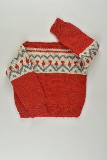Handmade Size 1 Knit Jumper