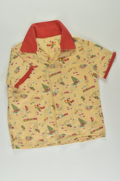 Handmade Size 1 Vehicles Shirt