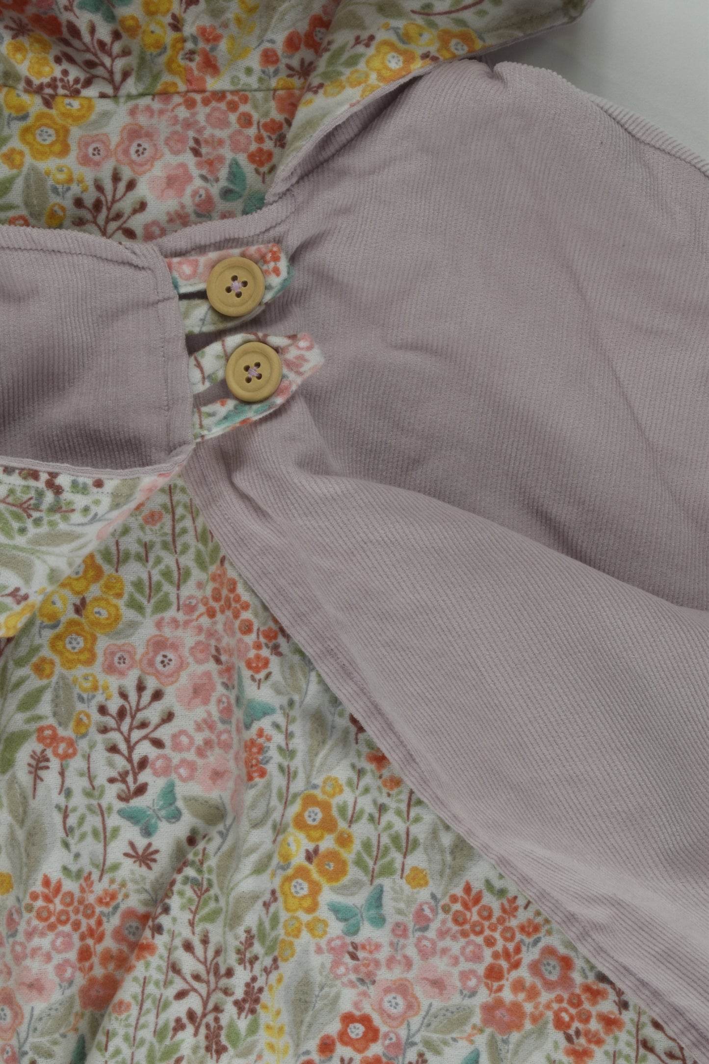 Handmade Size 2-3 Reversible Poncho