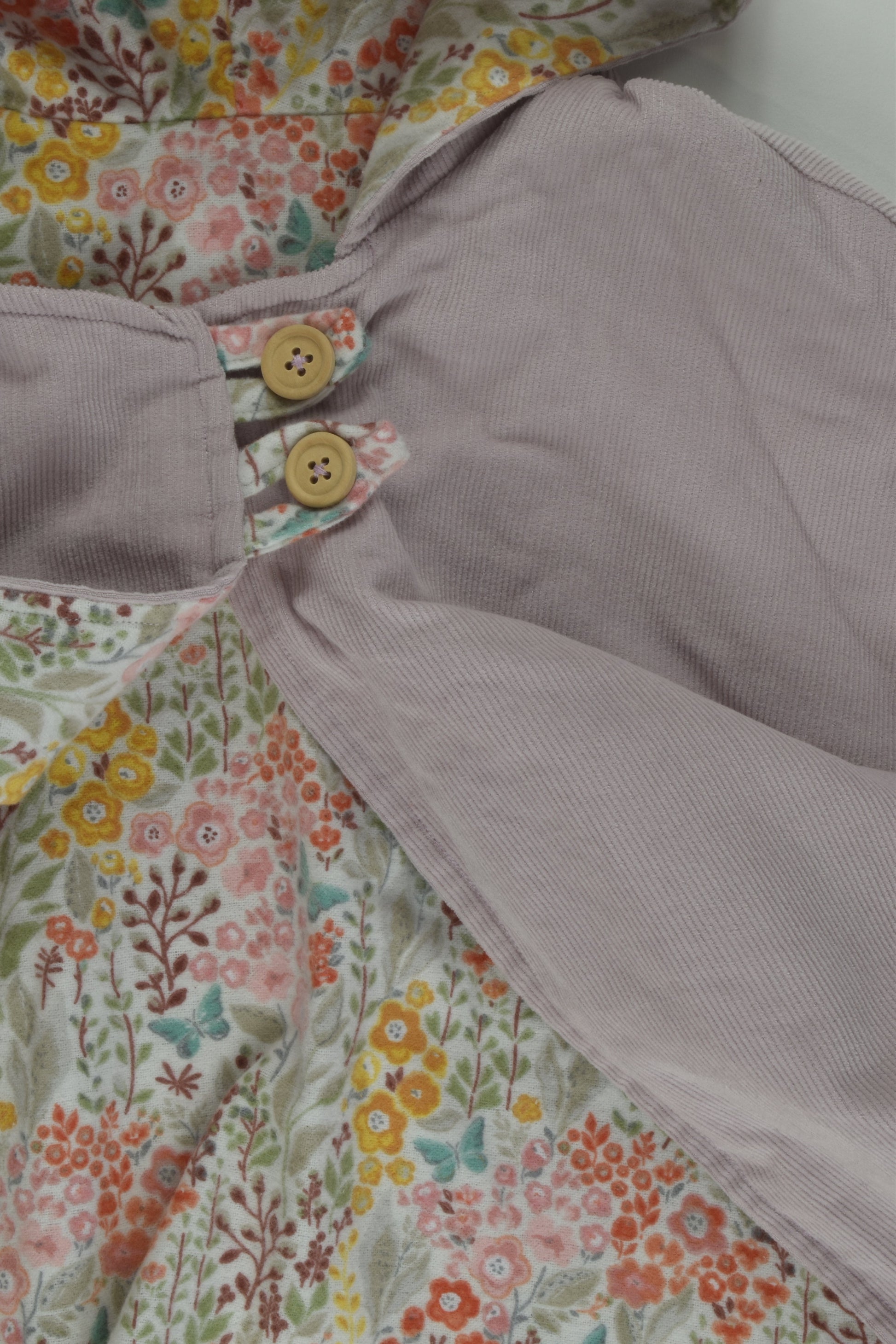 Handmade Size 2-3 Reversible Poncho