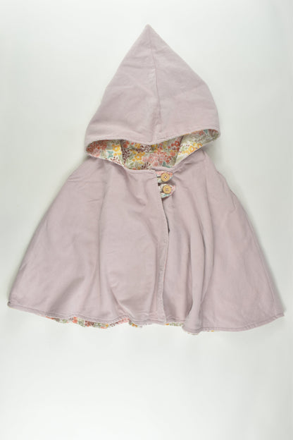 Handmade Size 2-3 Reversible Poncho