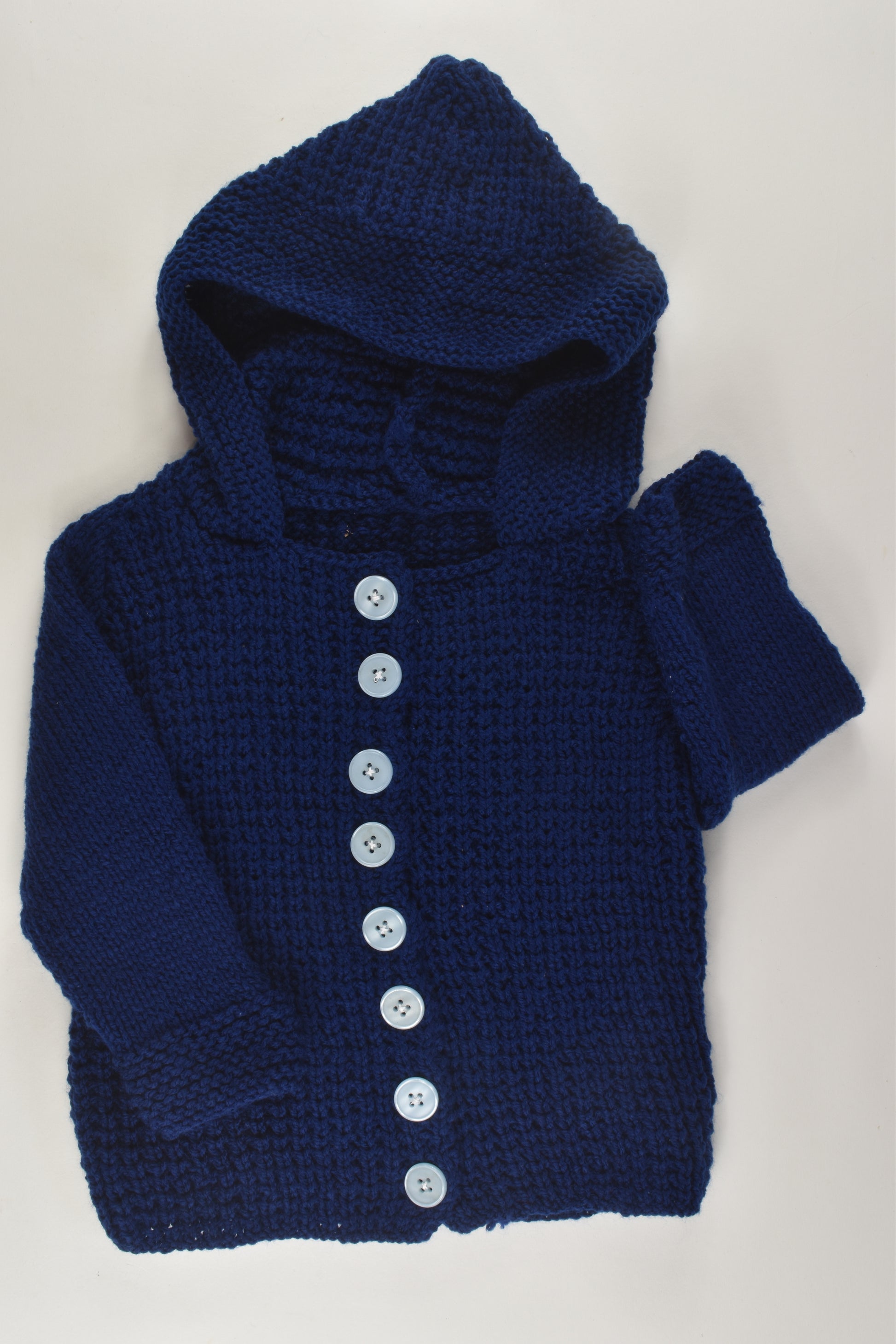 Handmade Size 2 Cardigan with Hood