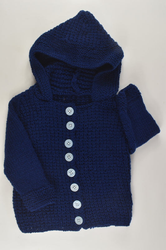 Handmade Size 2 Cardigan with Hood