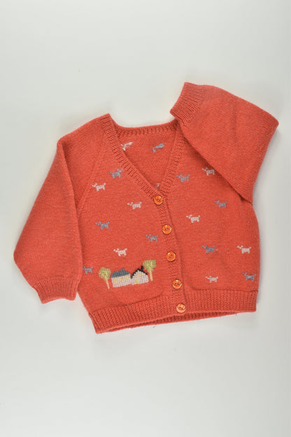 Handmade Size 2 Wool Cardigan