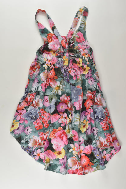 Handmade Size 3-4 Floral Viscose Dress