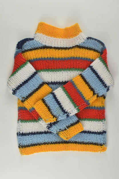 Handmade Size 3-4 Vintage Knit Jumper