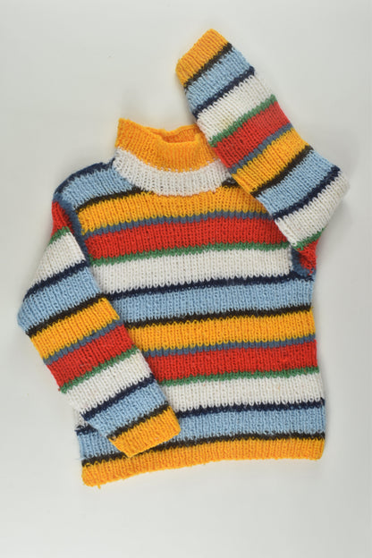 Handmade Size 3-4 Vintage Knit Jumper