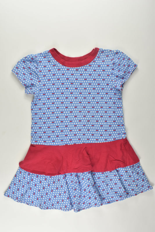 Handmade Size 3-4 Whales and Dots Dress
