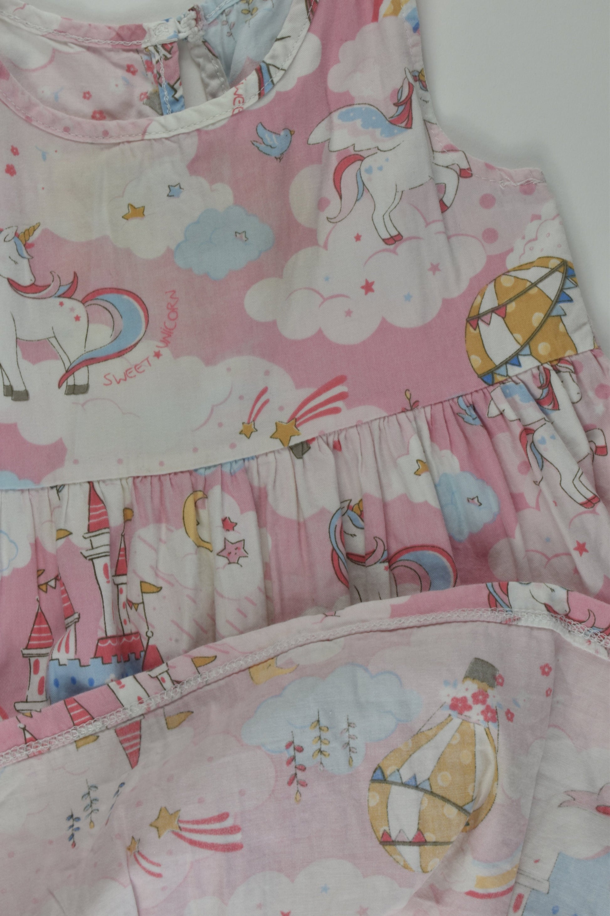 Handmade Size 3 Unicorn Dress