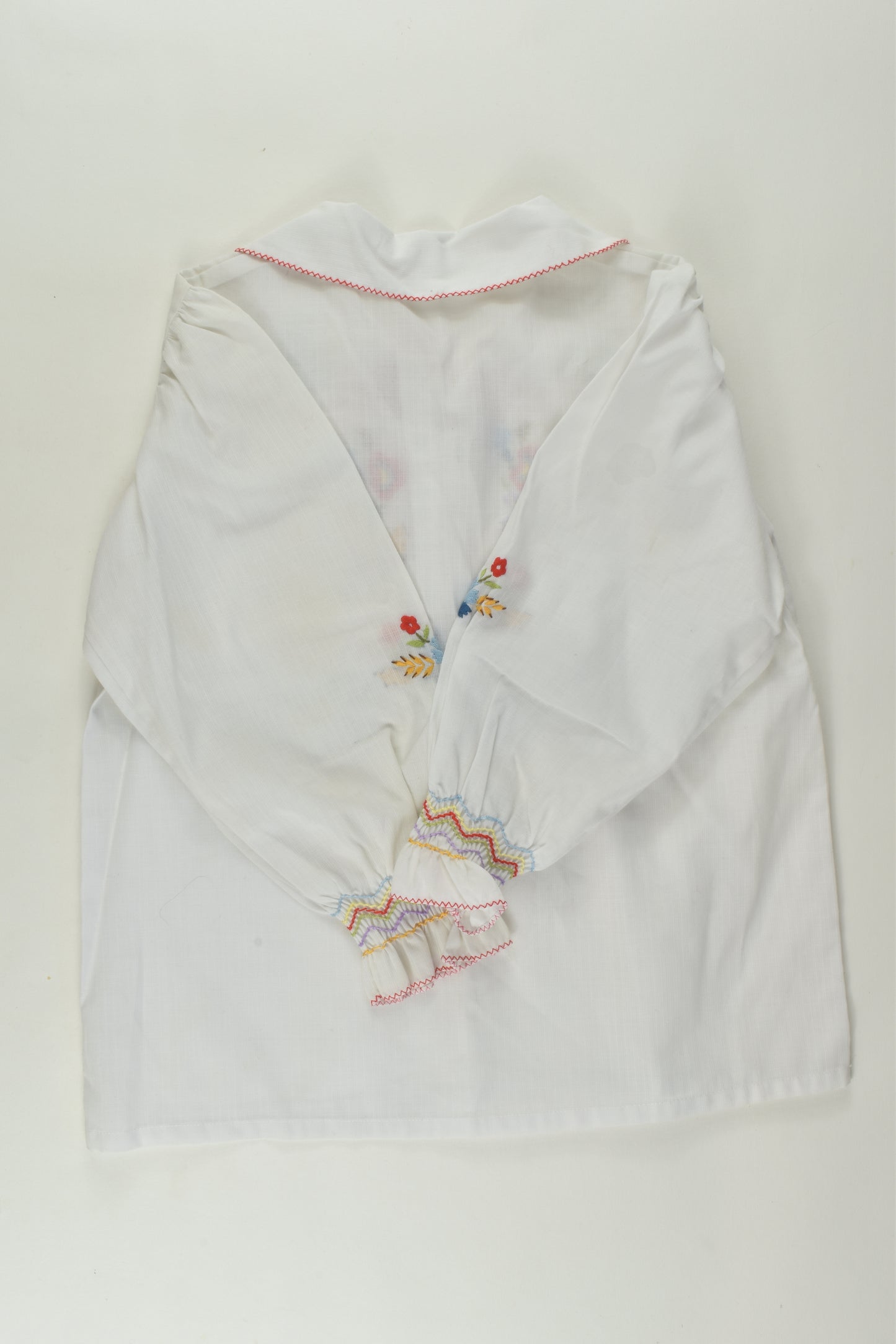 Handmade Size 4-5 Vintage Embroidery Blouse