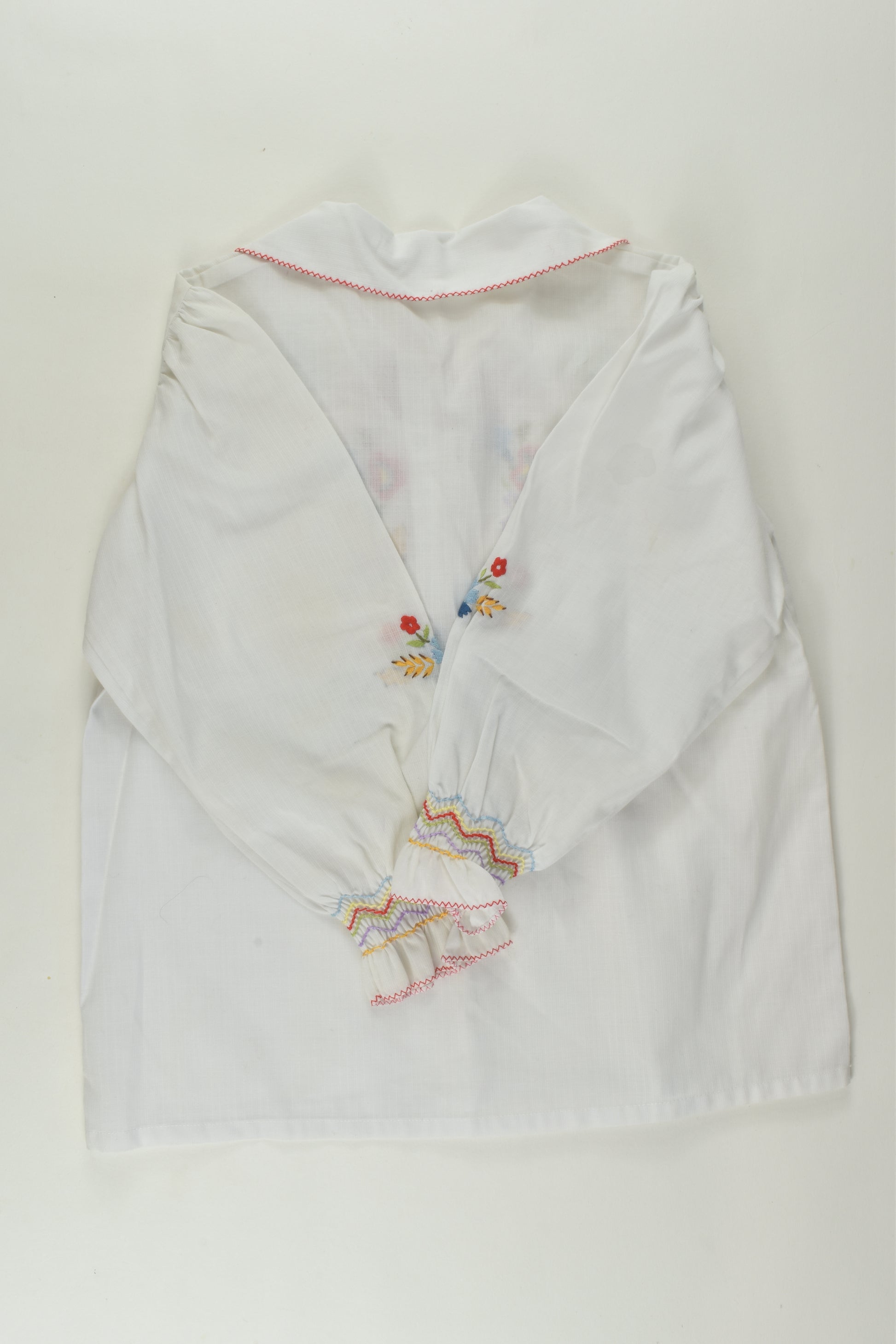 Handmade Size 4-5 Vintage Embroidery Blouse