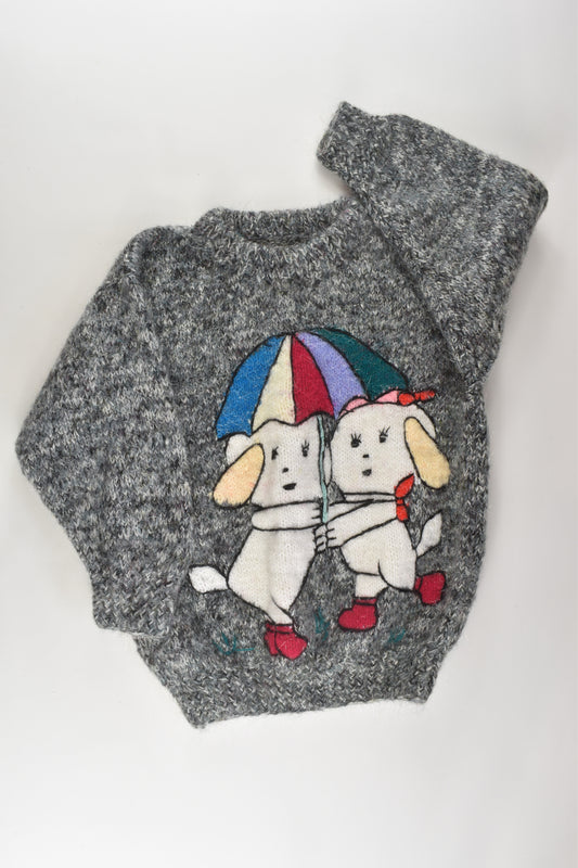 Handmade Size 5-6 Warm Knit Jumper
