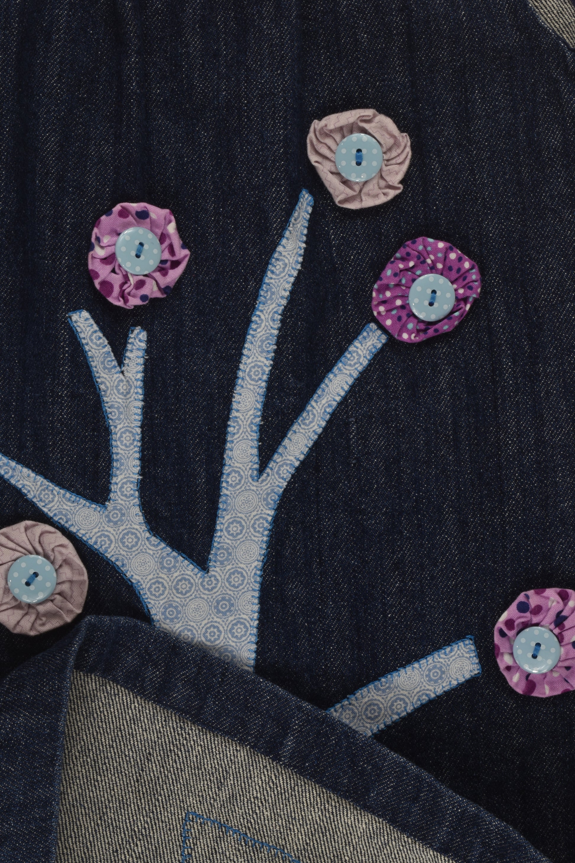 Handmade Size 6-7 Denim Dress