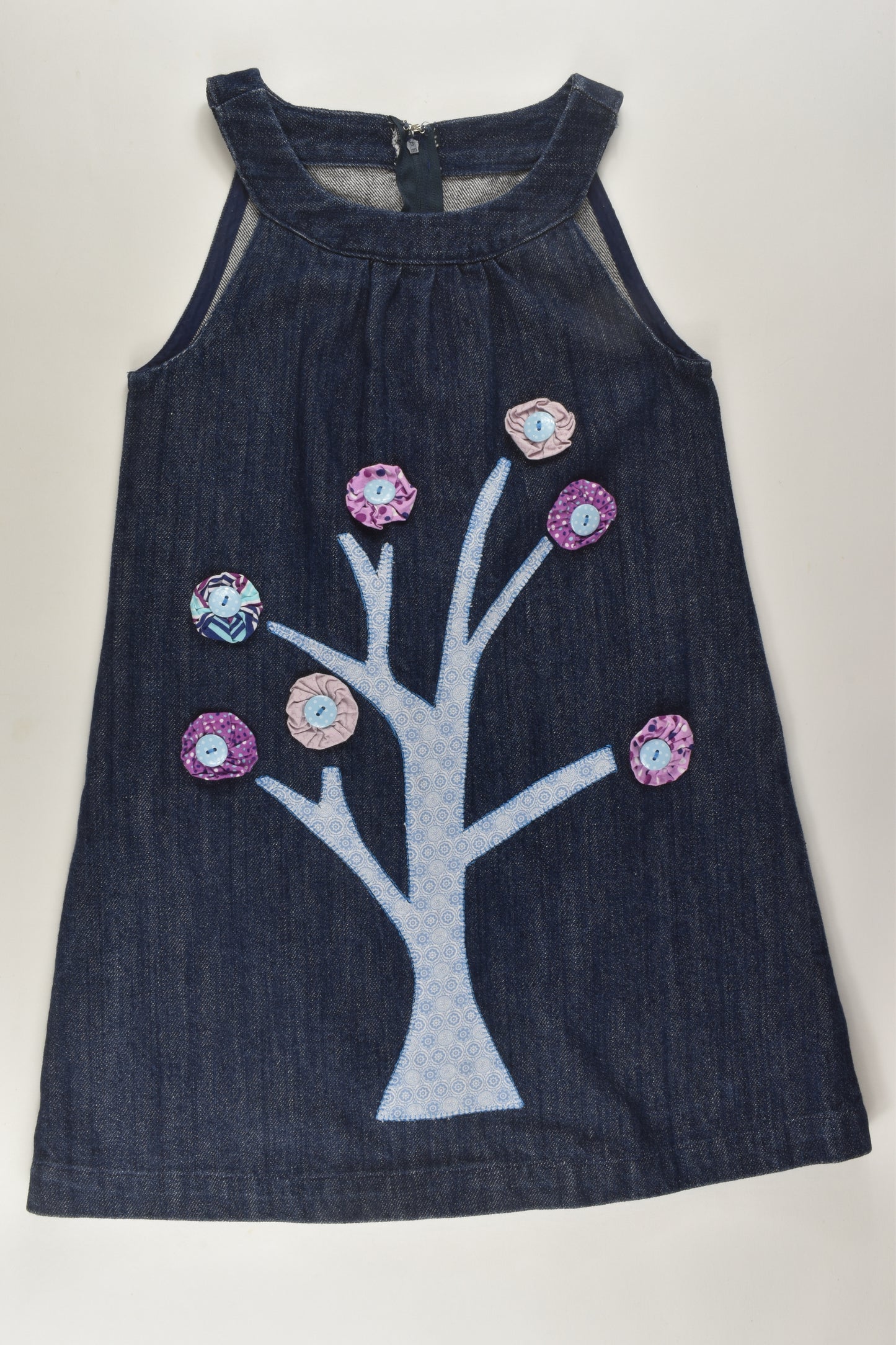 Handmade Size 6-7 Denim Dress