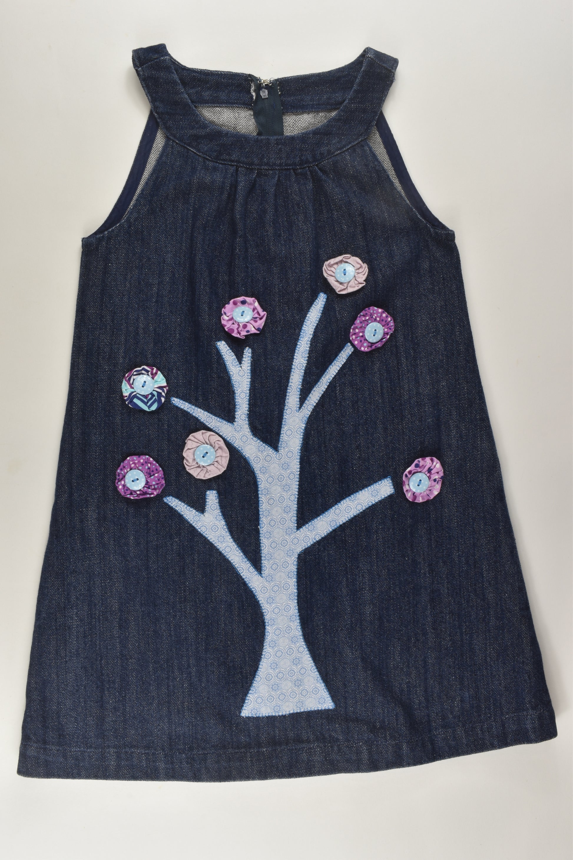 Handmade Size 6-7 Denim Dress