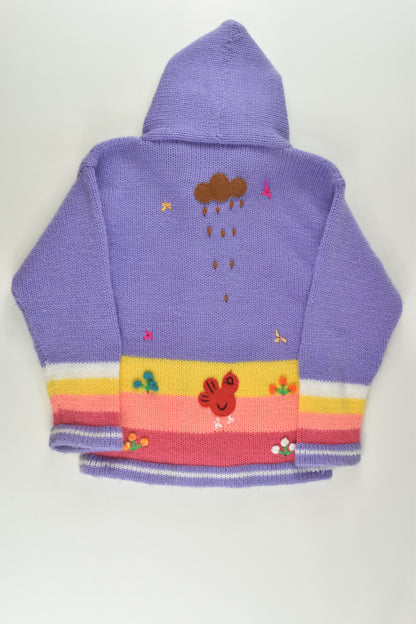 Handmade Size 6 Peruvian Knit Jumper