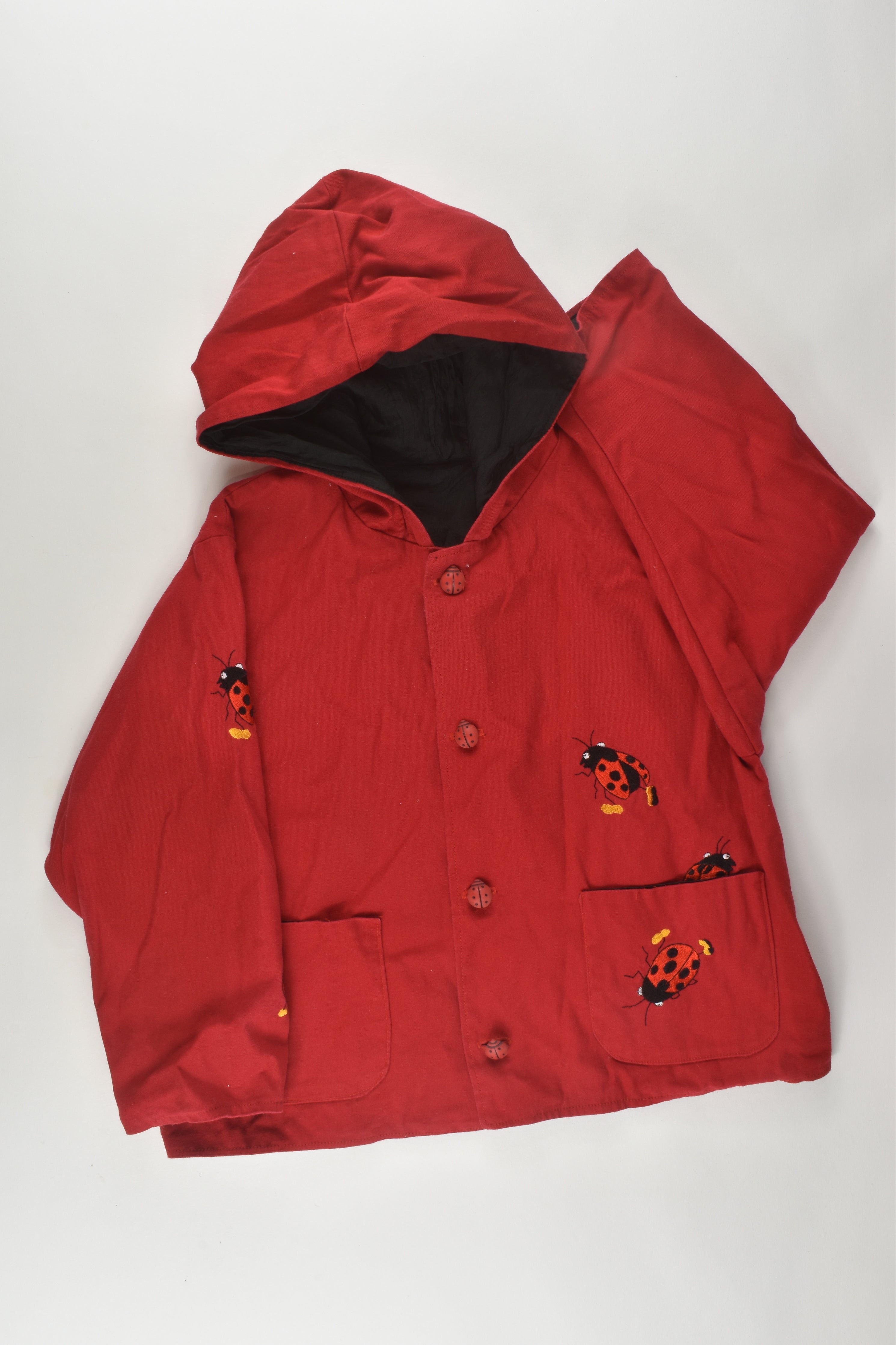Ladybug Pattern Jacket Handmade Size Ladybug Jacket – MiniMe Preloved - Baby and Kids' Clothes