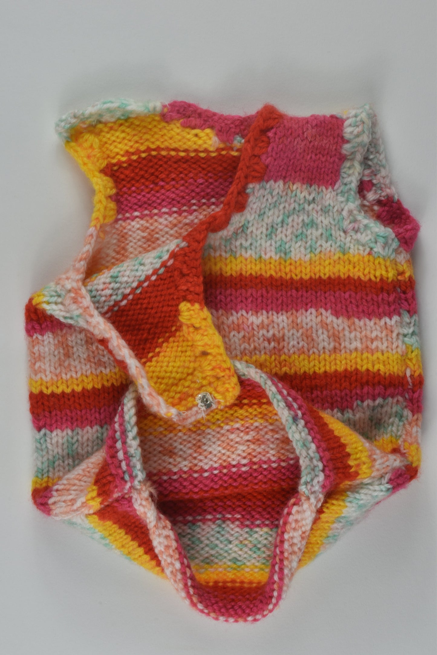 Handmade Size approx 0 Knit Vest