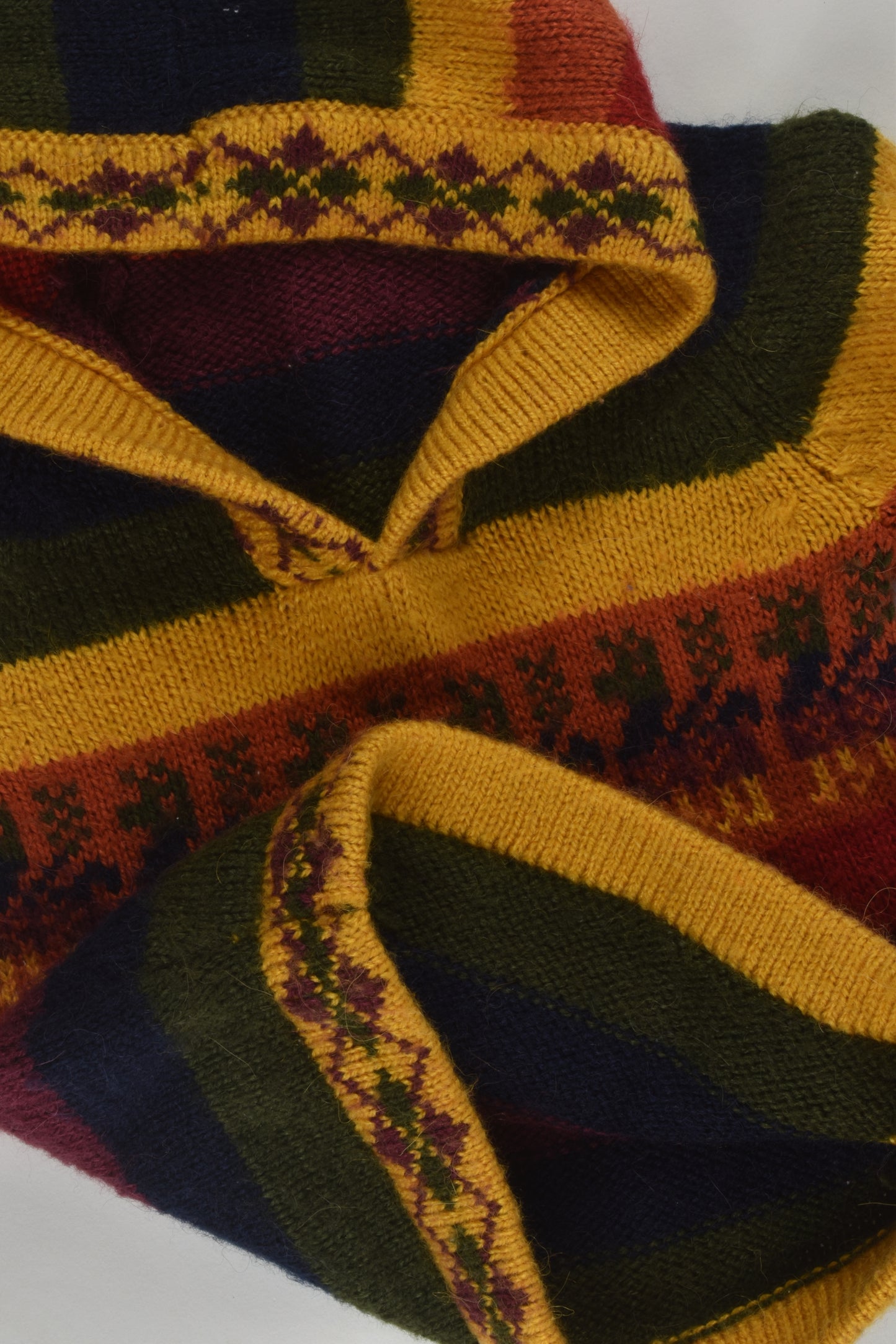 Handmade Size approx 000 Peruvian Style Knit Jumper