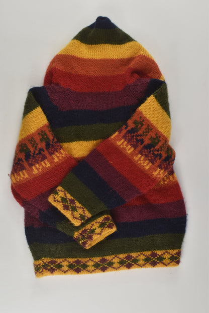 Handmade Size approx 000 Peruvian Style Knit Jumper