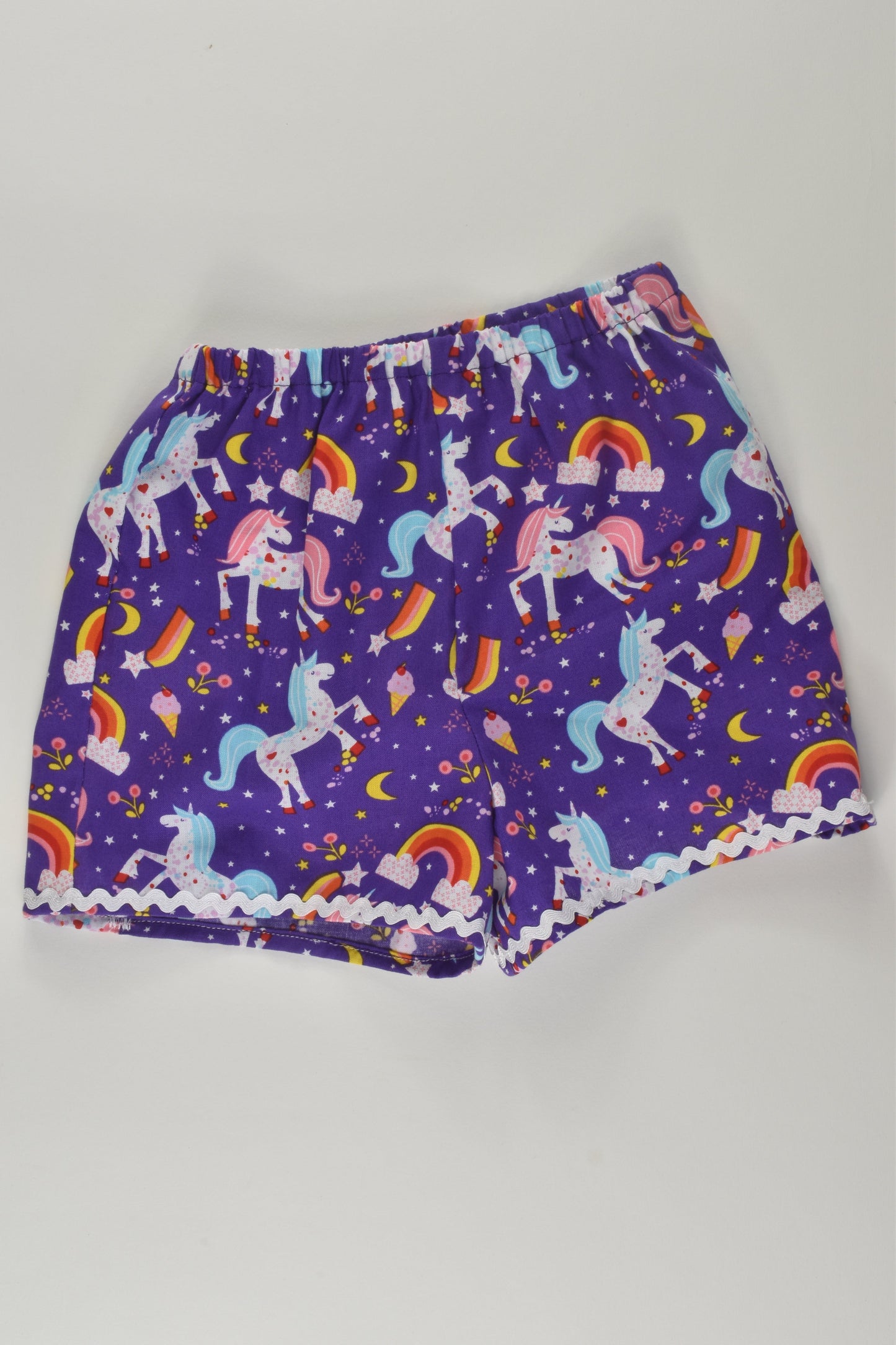 Handmade Size approx 2 Unicorn Shorts