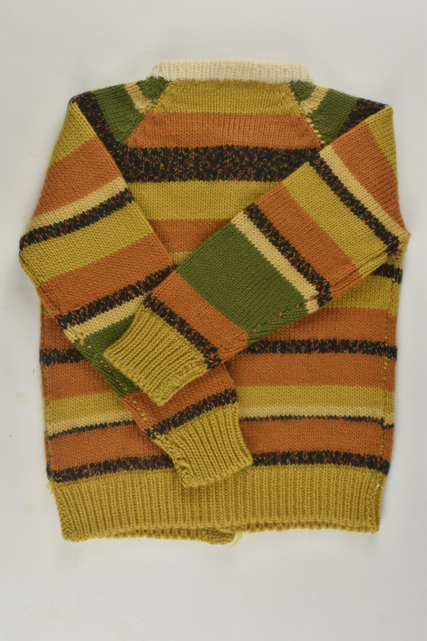 Handmade Size approx 3-4 Knit Cardigan