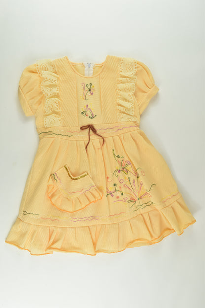 Handmade Size approx 4 Vintage Dress