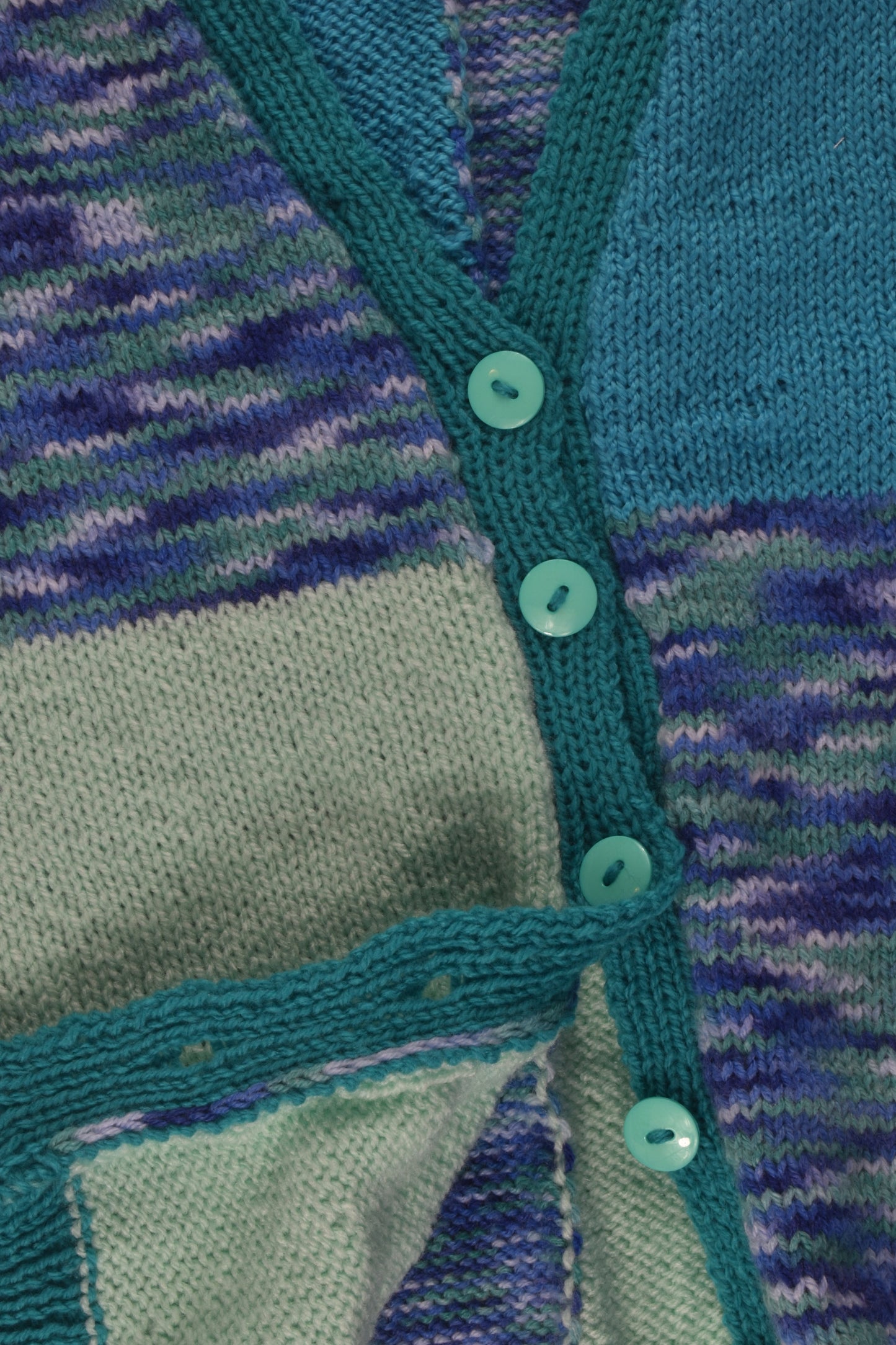 Handmade Size approx 6 Knit Cardigan