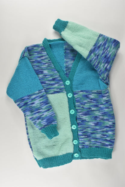Handmade Size approx 6 Knit Cardigan