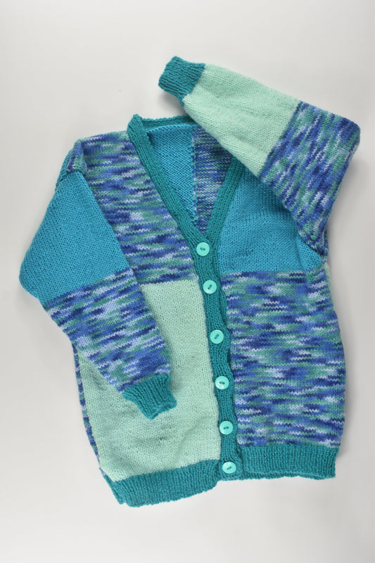 Handmade Size approx 6 Knit Cardigan