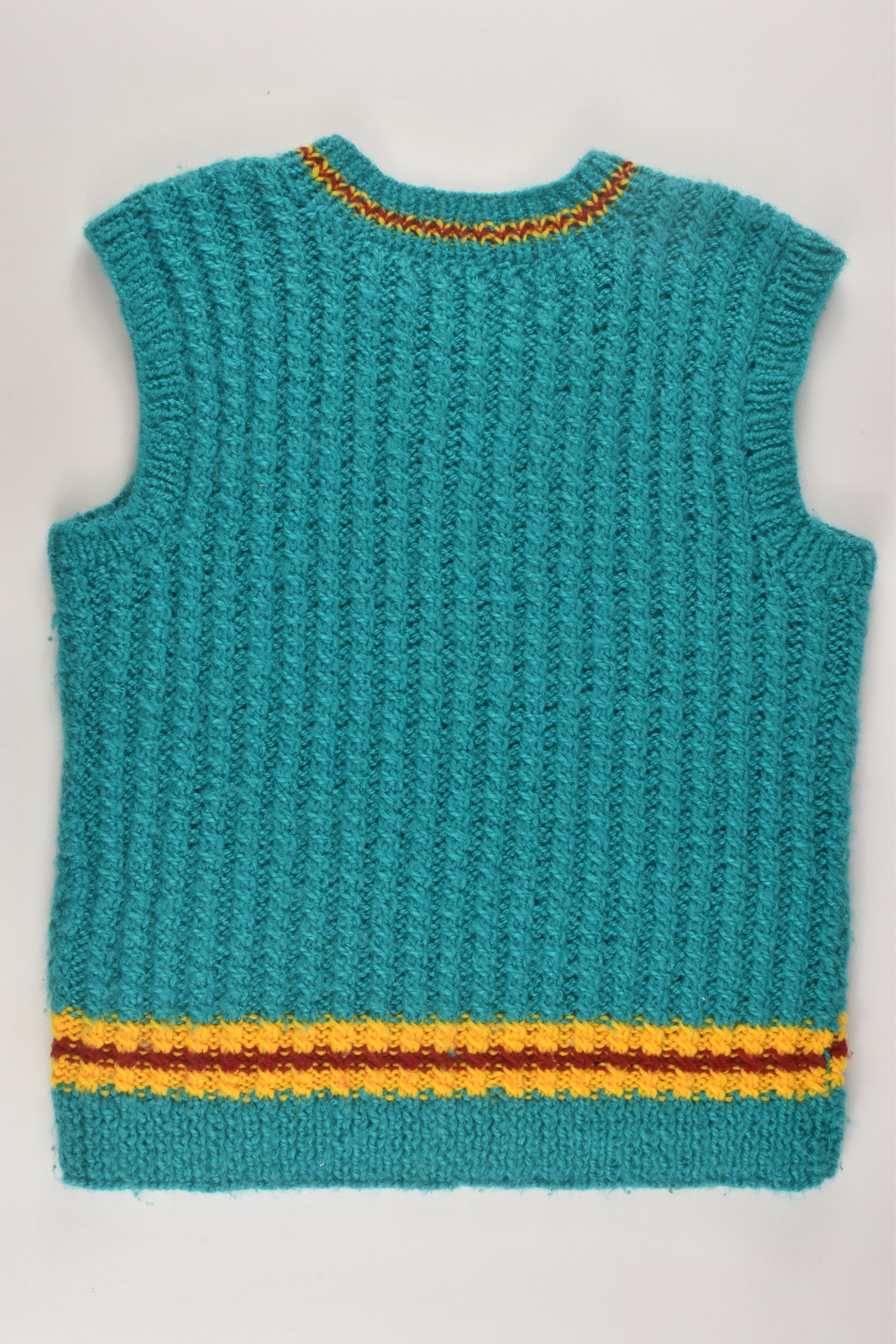 Handmade Size approx 8 Knit Vest