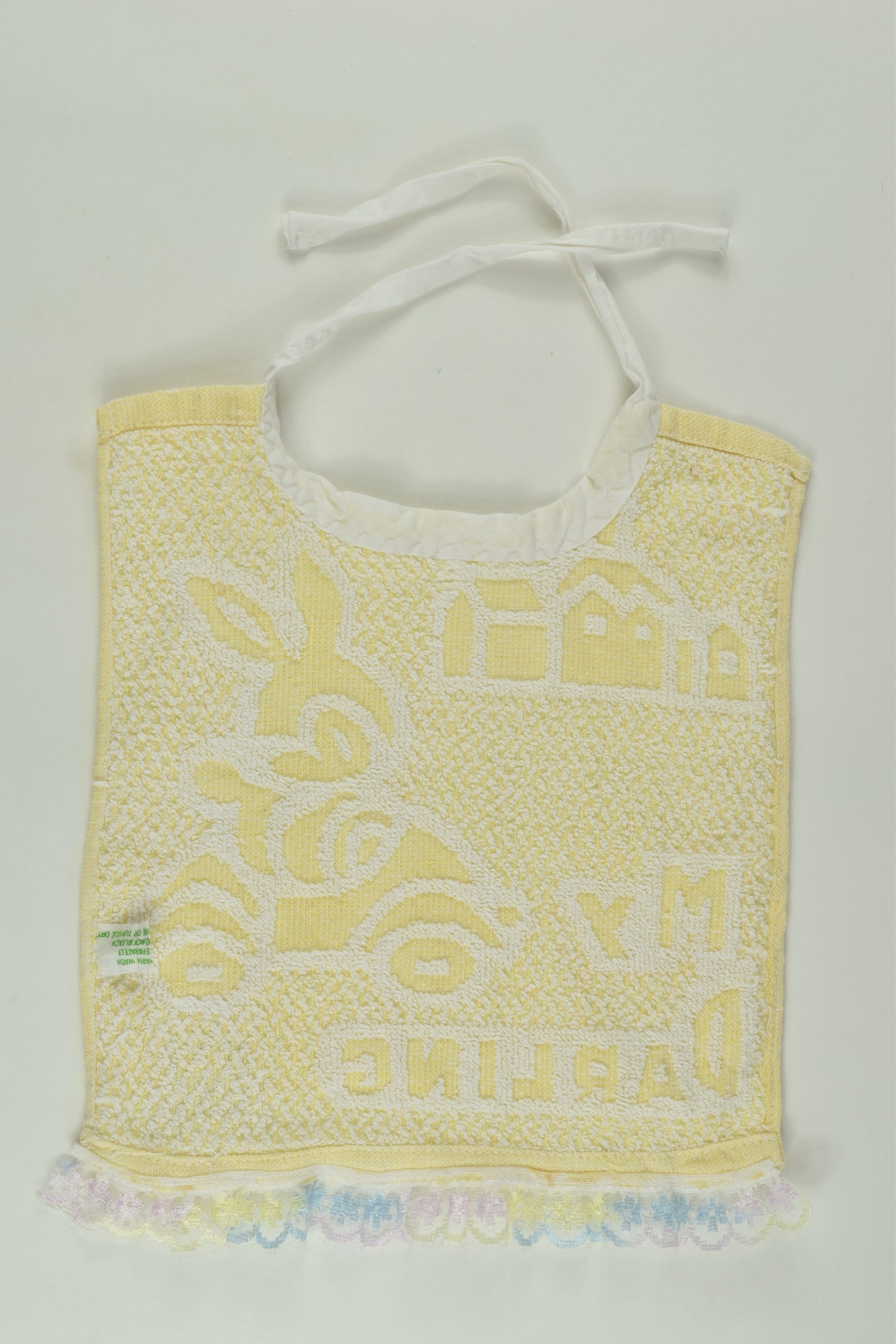 Handmade Vintage Baby Bib