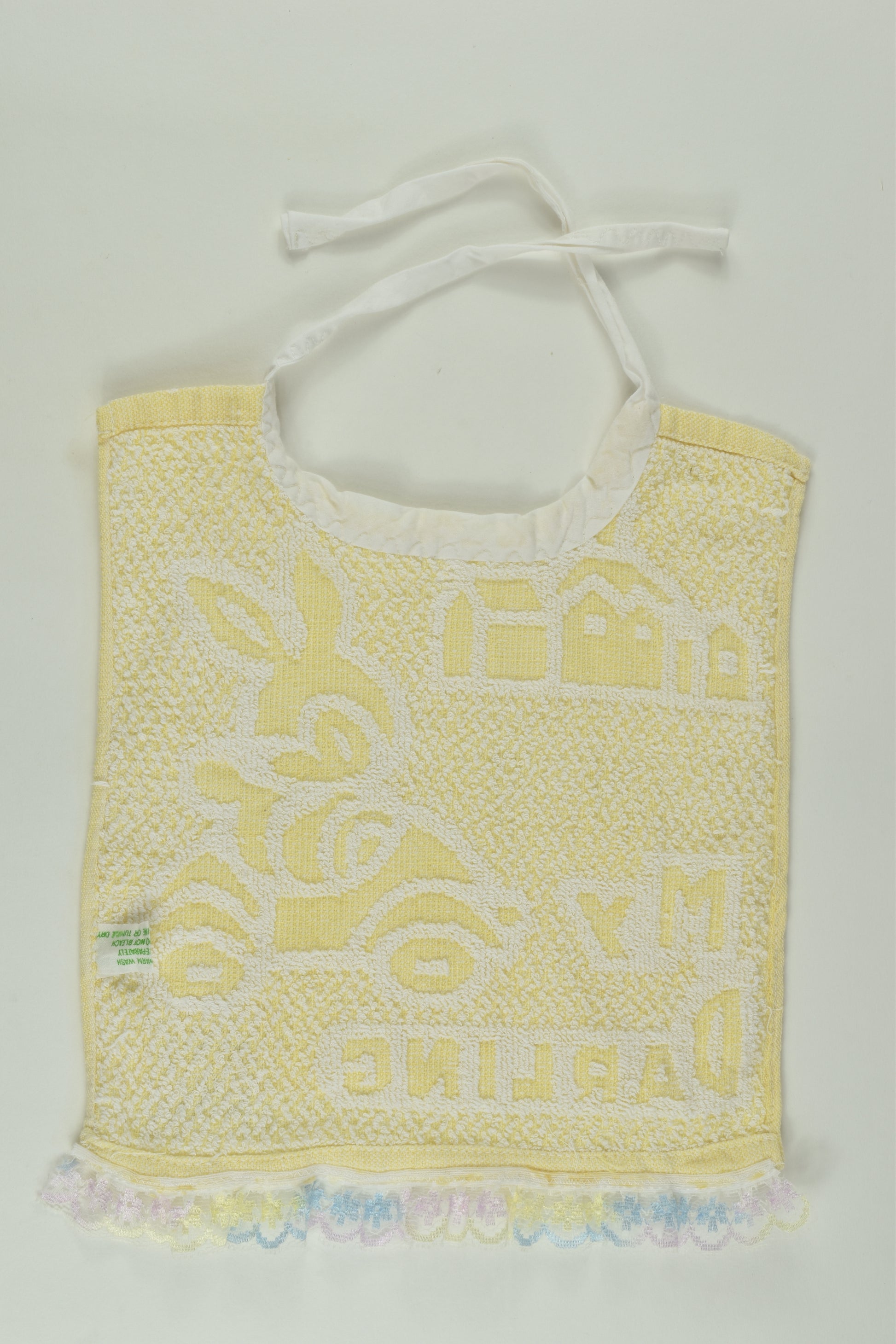 Handmade Vintage Baby Bib