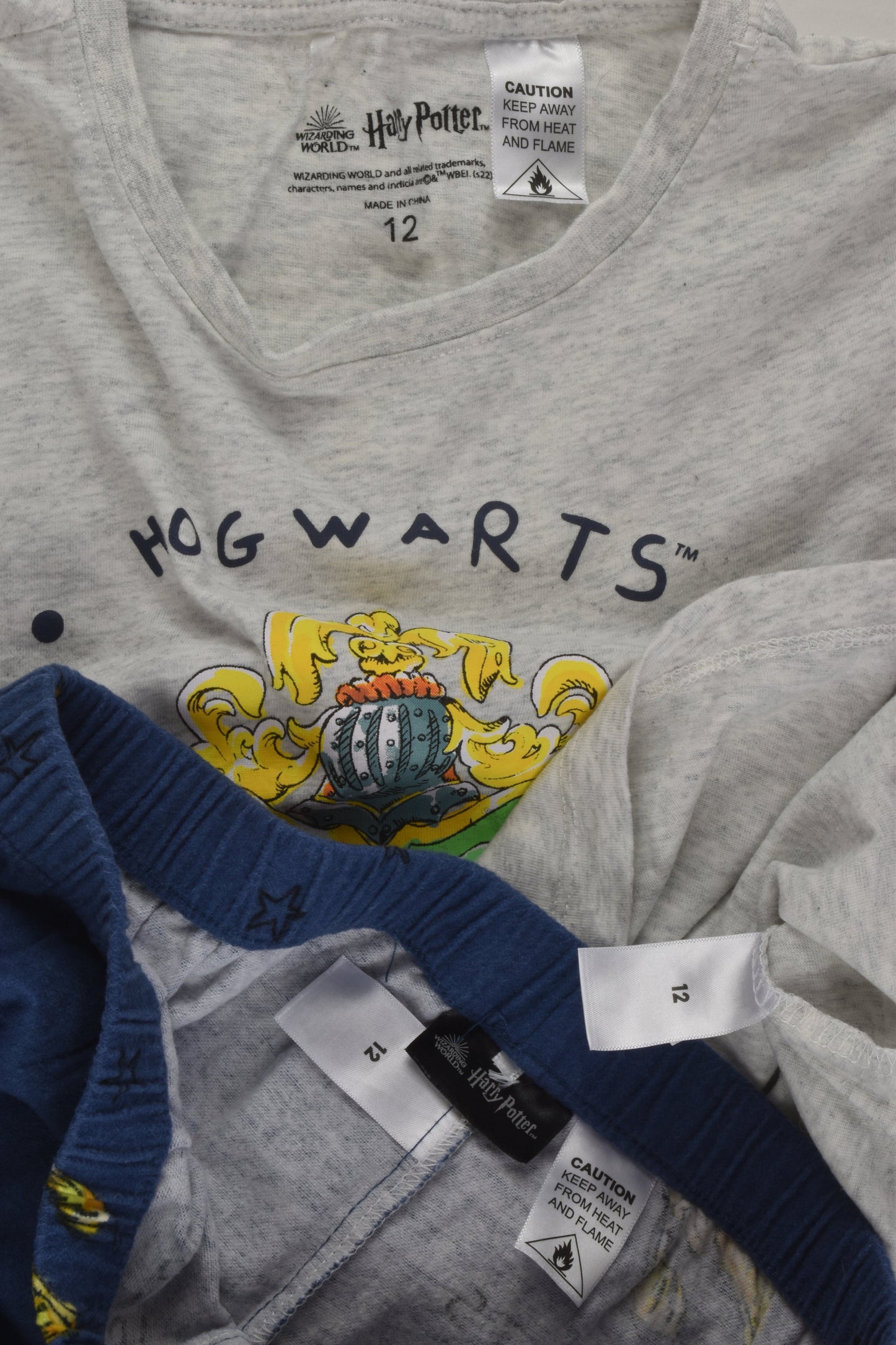 Harry Potter Size 12 Hogwarts Pyjamas