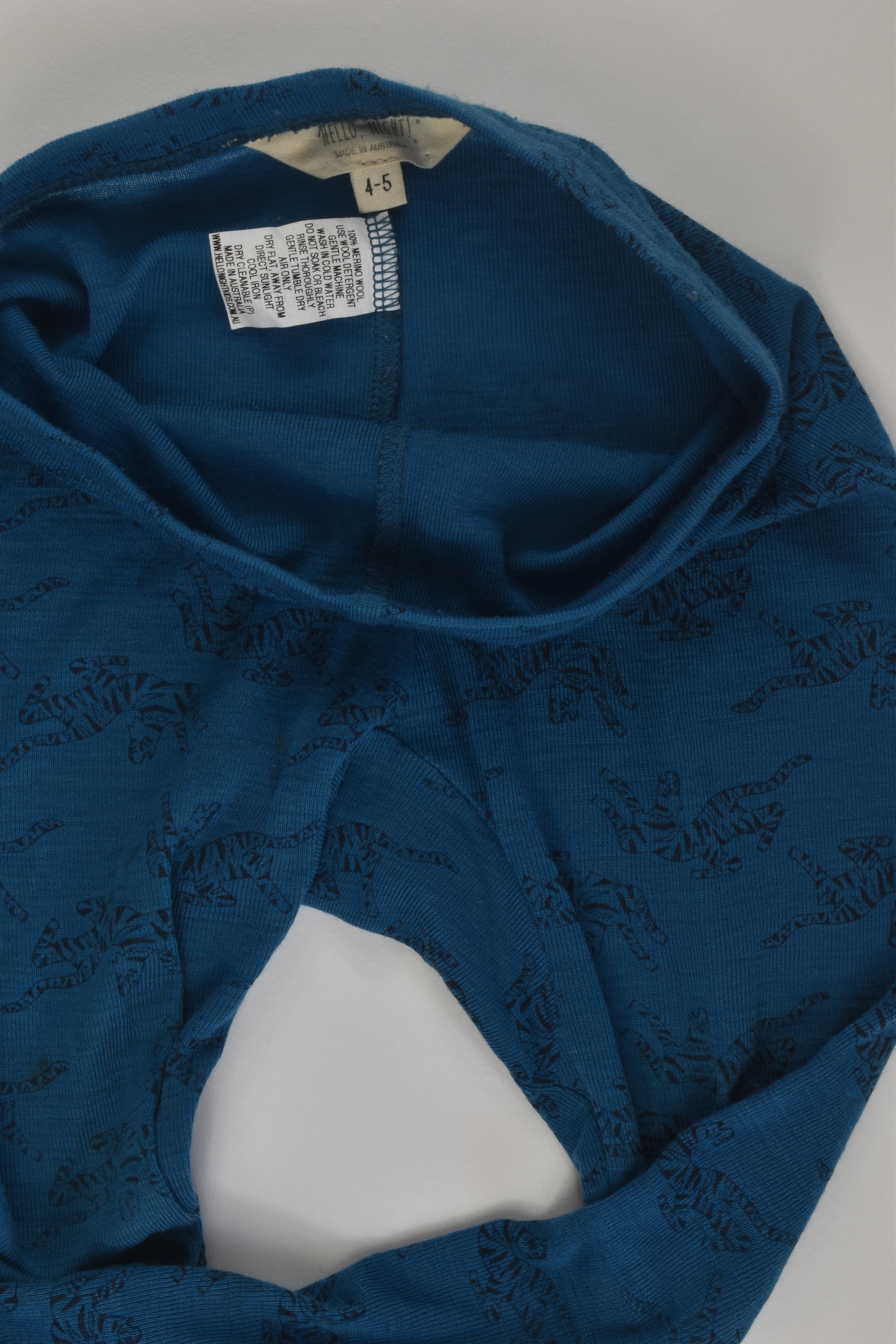 Hello Night! Size 4-5 Merino Wool Pants