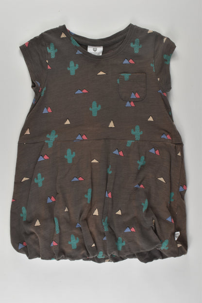 Hootkid Size 2 Cactus Dress