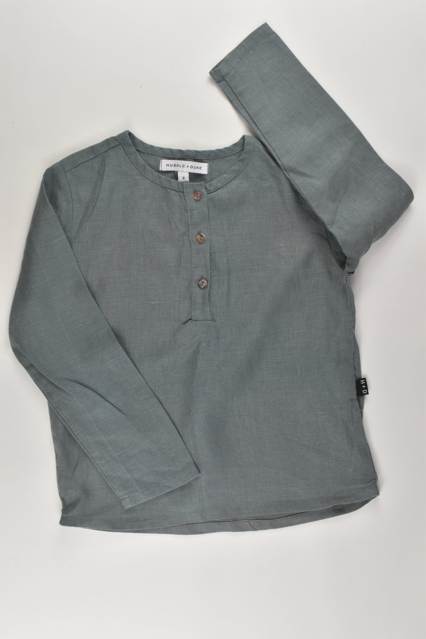 Hubble + Duke Size 8 Linen Shirt