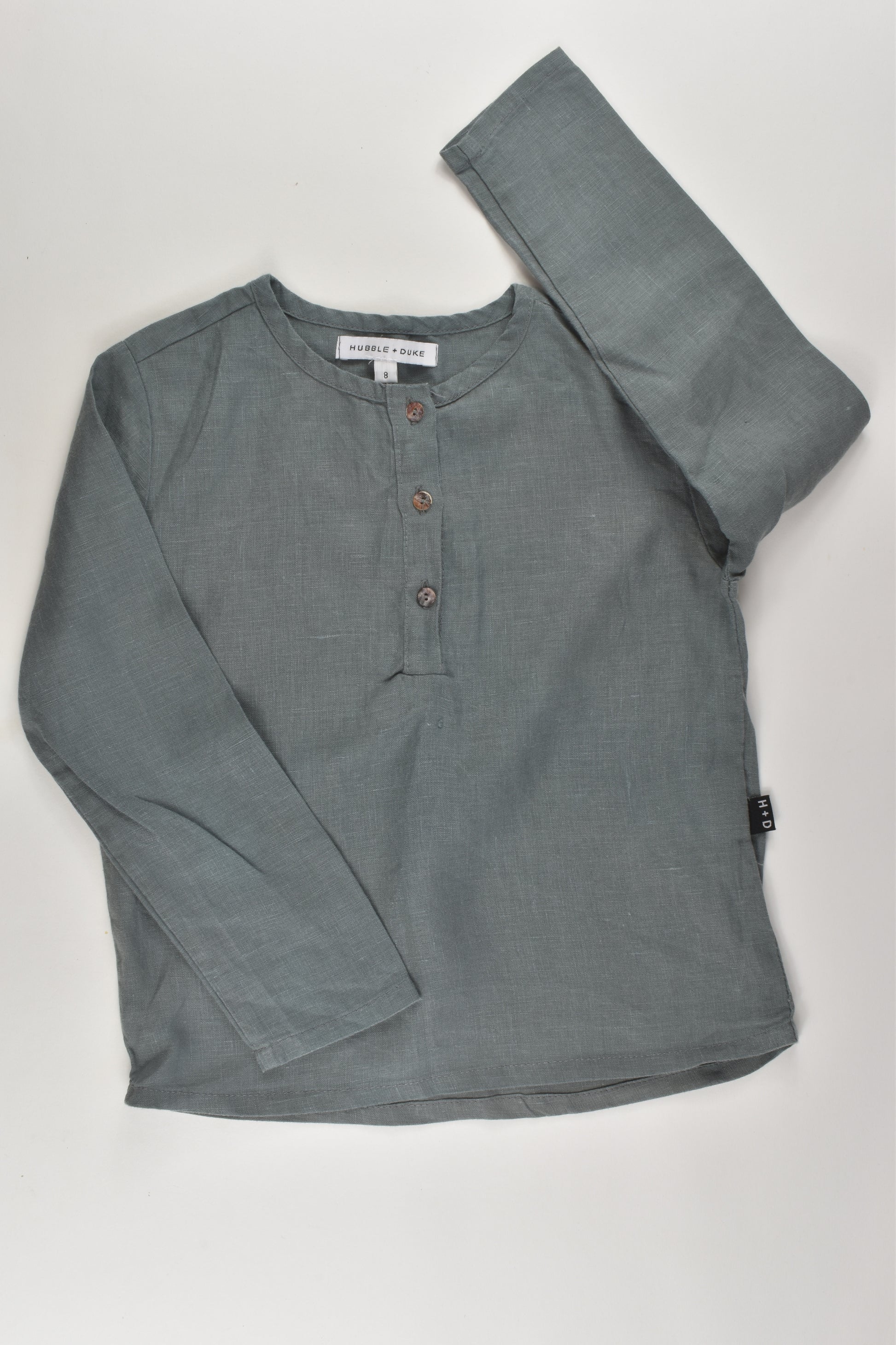 Hubble + Duke Size 8 Linen Shirt