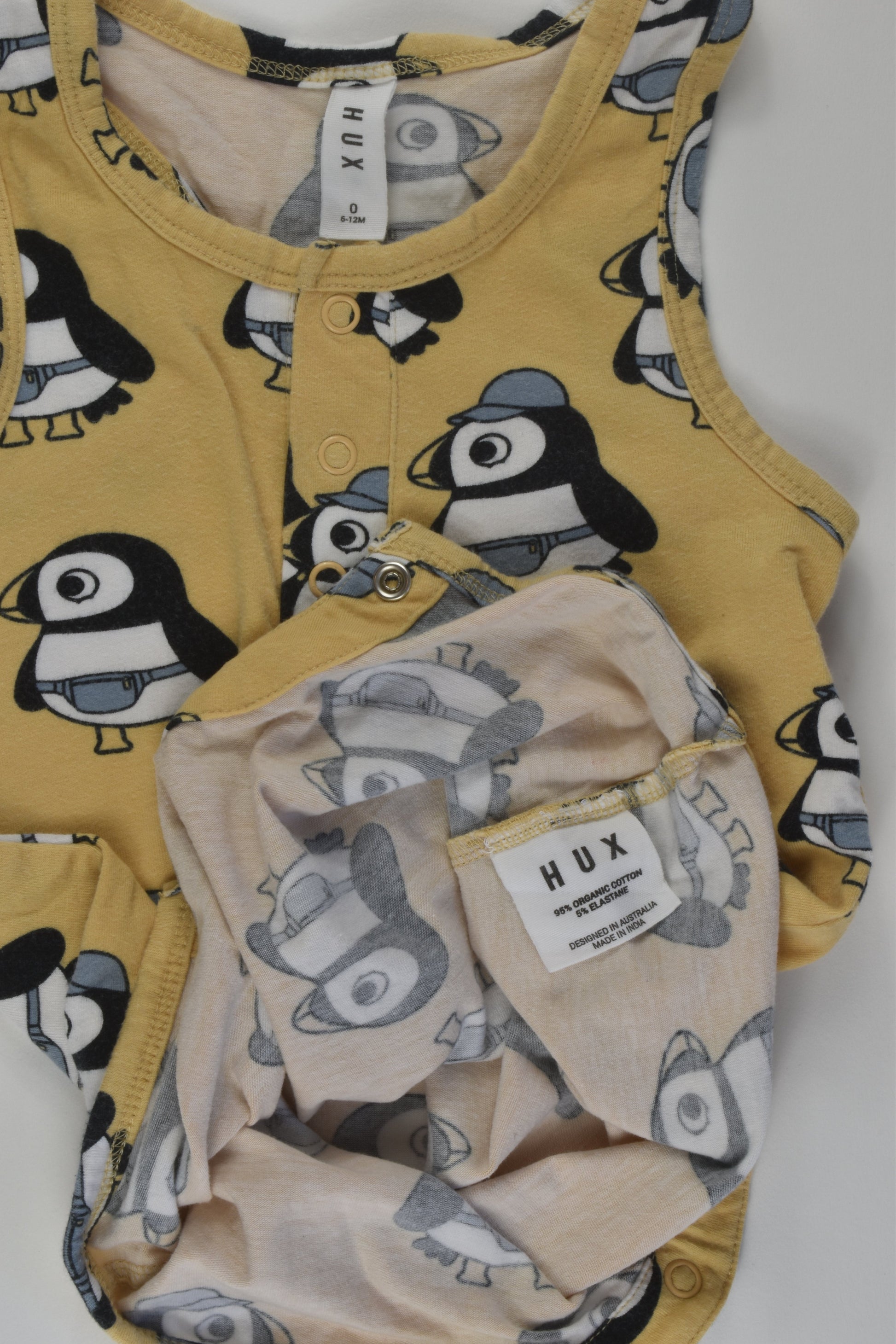 Hux Size 0 Puffin Short Romper