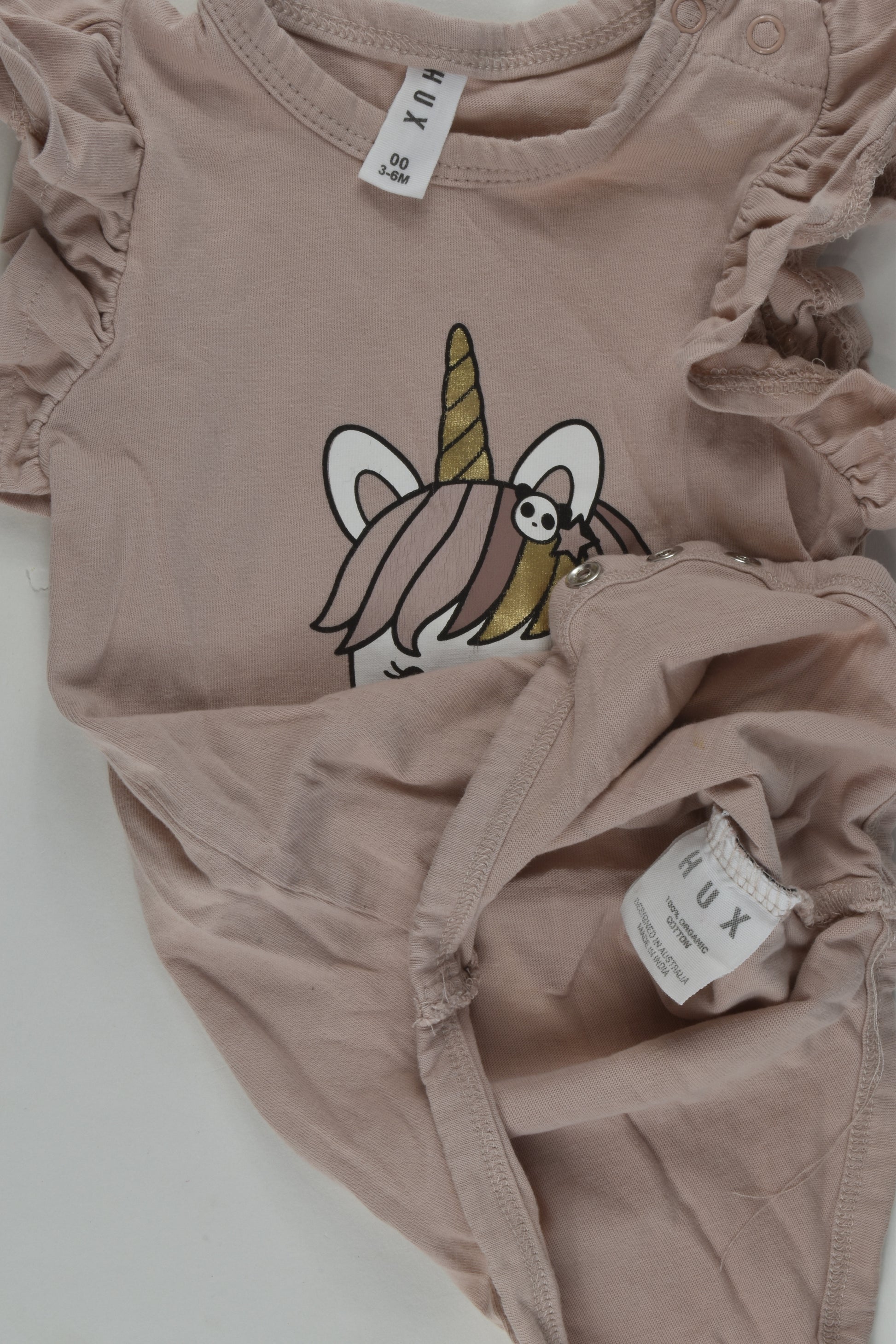 Hux Size 00 Unicorn Bodysuit