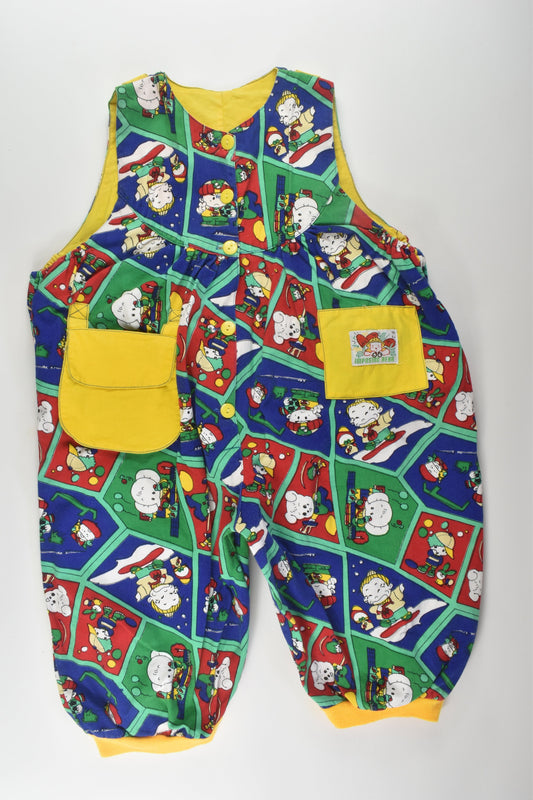 Imposing Bear Size 3-4 Overalls