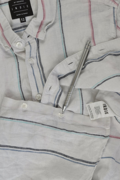 Indie by Industrie Size 12 Linen Shirt