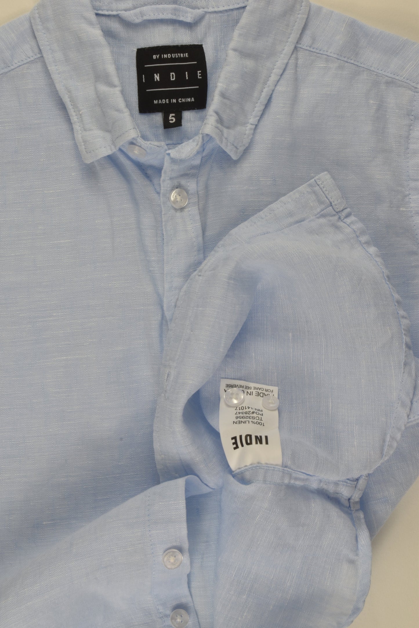 Indie by Industrie Size 5 Linen Shirt
