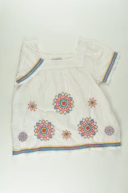 Indigo by Marks & Spencer Size 9 Embroidery Blouse